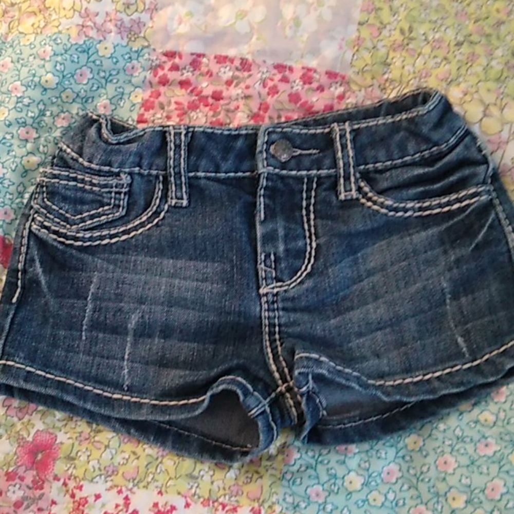 Little girls jean shorts